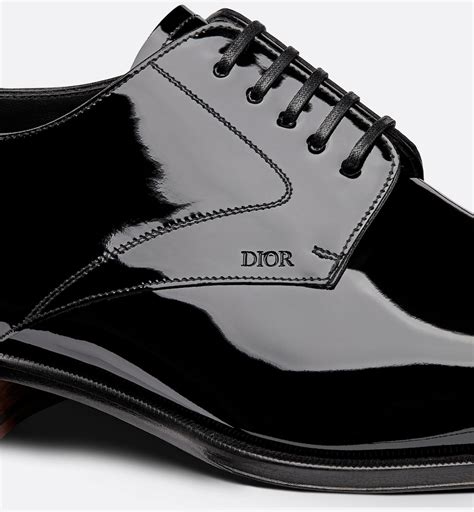 Dior Timeless Derby Shoe Black Patent Calfskin 